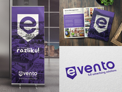 Evento - Additional material brochure paper rollup