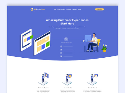 Webdesign for qatesting.rocks