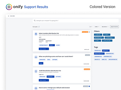 Onify Support Results Colored Version