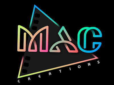 Gradiation Logo entertainment company logo film company logo gradiation logo logo design logo2020 monogram logo