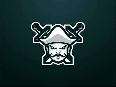 Pirates icon illustraion logo logo design pirates vektor