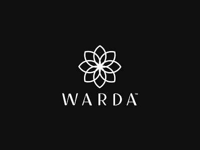 Warda logo design brand identity branding creative designers flat graphic design logo design minimal