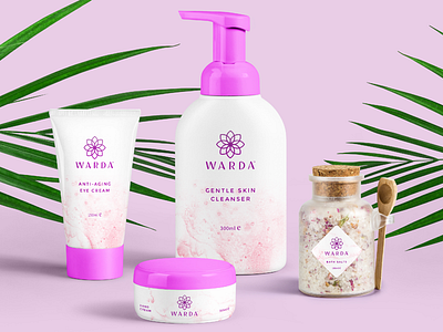 Warda logo design branding