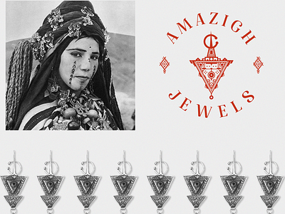 Amazigh jewels logo brand branding creative designers graphic design logo design