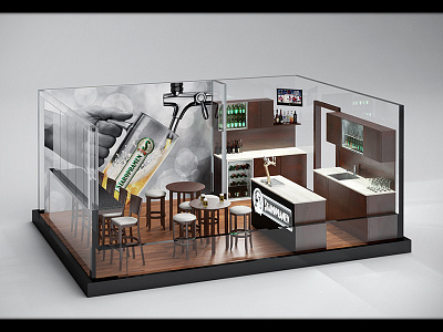 O2 Arena Skybox 3d modeling archviz beer cinema comercial glass interior o2 arena skybox vray