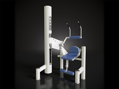 Lax workout machines 3d model advanced render cinema 4d design jan safarik lax machinery visualization