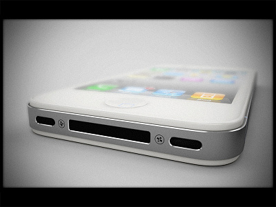 iPhone 4 3d model apple cinema 4d iphone jan Šafařík phone product rendering vray