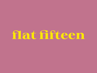 Flat Fifteen - Logo