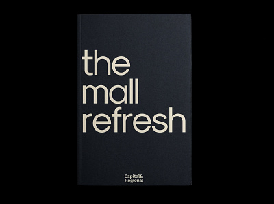 The Mall Refresh - Brochure brochure brochure design design graphic design logo typography