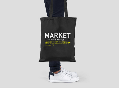 Edmonton Green Market Hall - Tote Bag branding graphic design logo tote bag