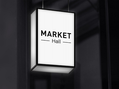 Edmonton Green Market Hall - Hanging Signage