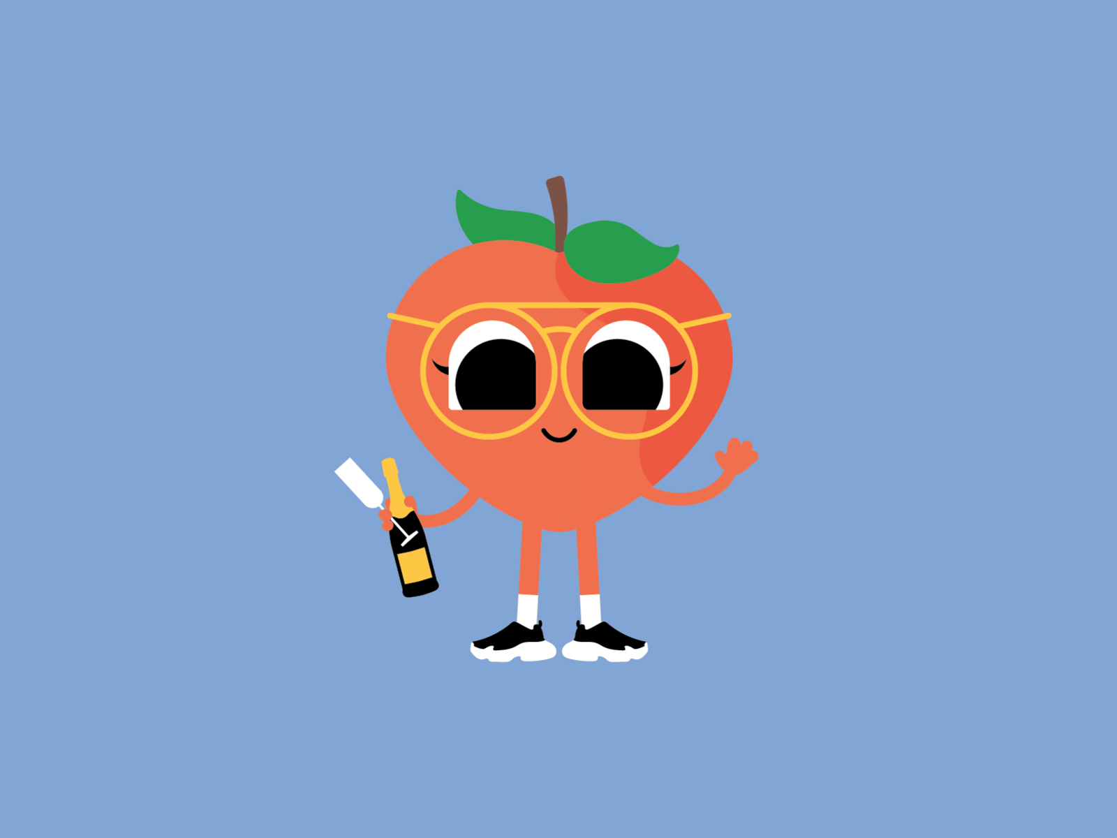 Bellini Peach by Caitlin Das on Dribbble