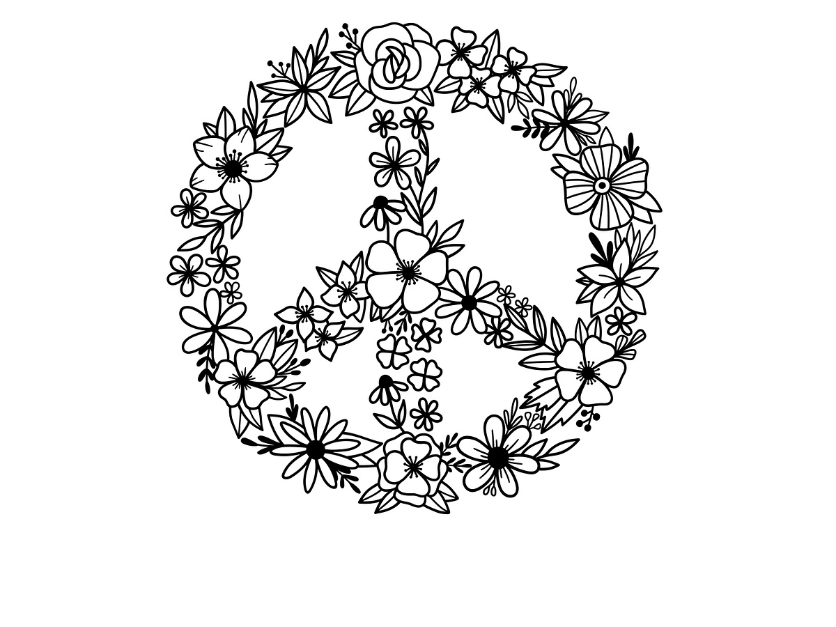 floral-peace-symbol-by-irinaostapenko-on-dribbble