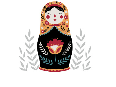 Matryoshka Russian Nesting Doll slavic