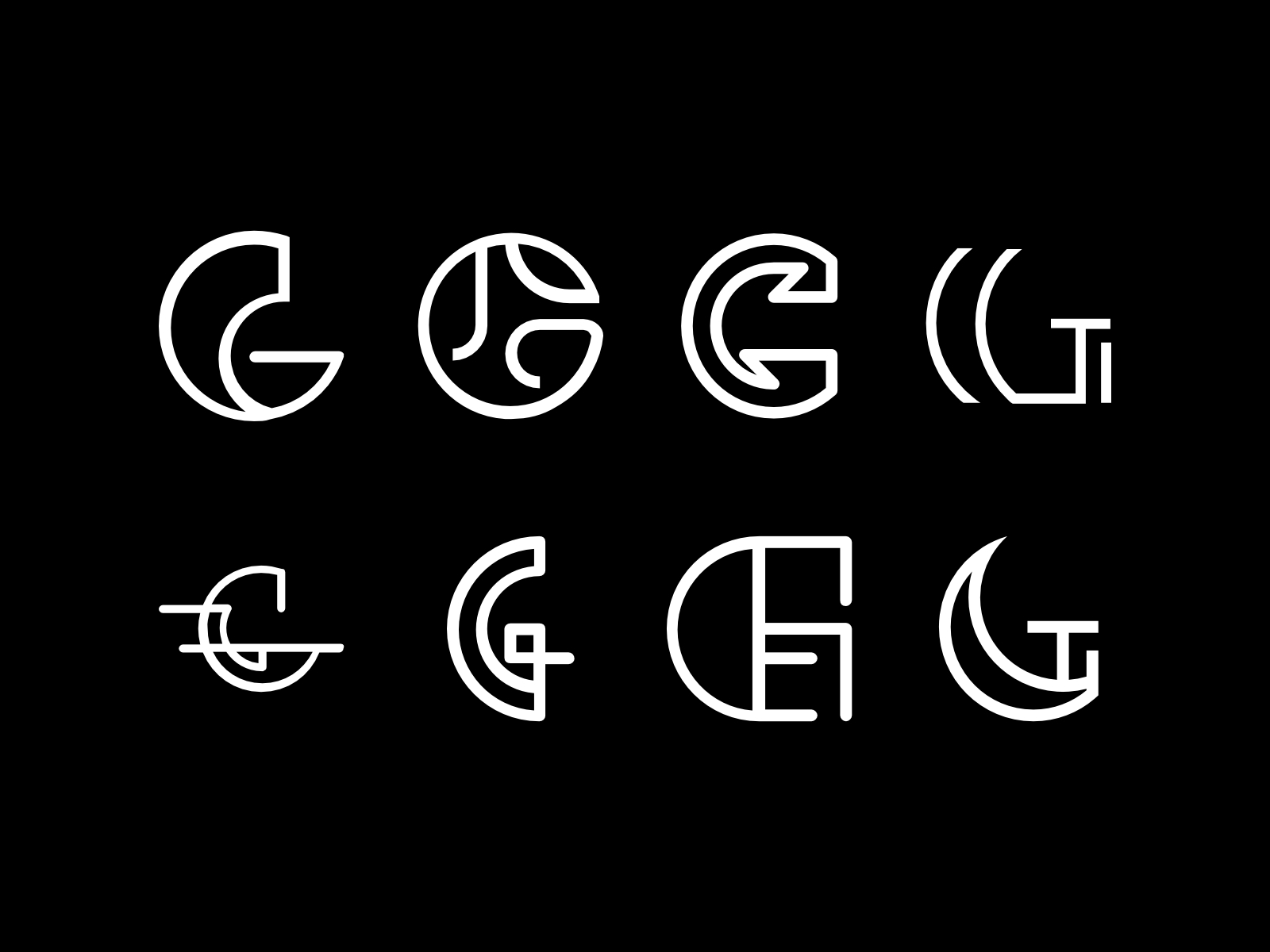 Letter G Logo Collection by Arsyadee on Dribbble