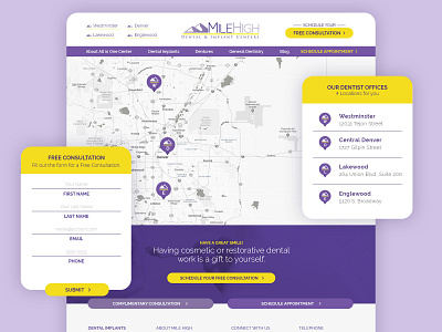 MileHighDebtal | Website Design