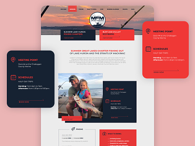 MFM | Web Design design fishing sport fishing ui design ux design web website design wordpress design