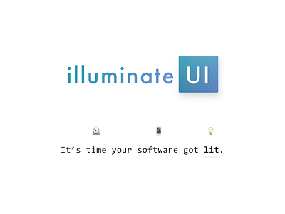 IlluminateUI Concept branding