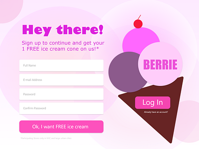 001: Give me BERRIE ice cream!