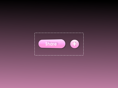 Day 10 - Social Share button adobe xd daily ui illustration social media social share button ux ui challenge