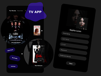 Day 25- TV App adobe xd daily ui day ui 025 illustration ux ui challenge