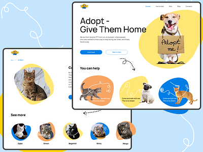 Pet Shelter design ui