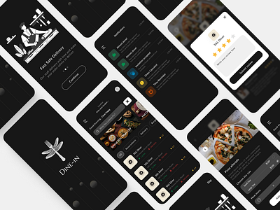 Dine in - Restaurants reservation app adobexd app clean dailyui delivery design fancy figma food minimalist restaurants ui ux