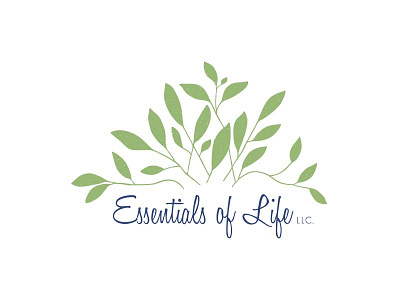 Essentials of Life Logo branding logo design spa logo wellness logo