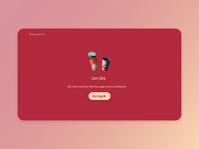 404 page design minimal ui uidesign ux uxdesign web