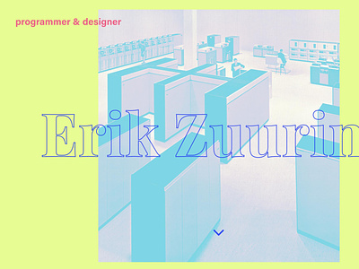New website colorful typography website