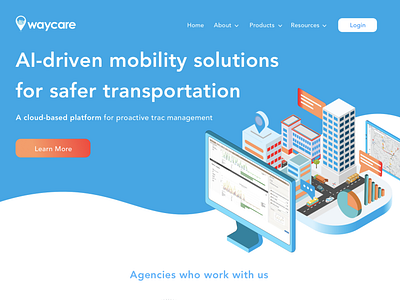 Waycare website design