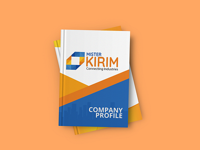 Company Profile with Colaboration PT. Mister Kirim book branding company profile cover design graphic design internship media social sampul social media ui