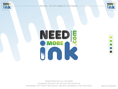 INK Company website Logo. (Need More INK)