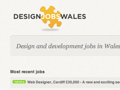 Design Jobs Wales box shadow jobs logo