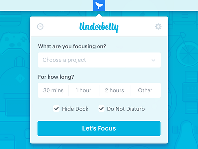 Underbelly Focus App