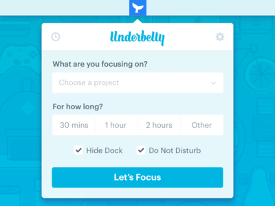 Underbelly Focus App