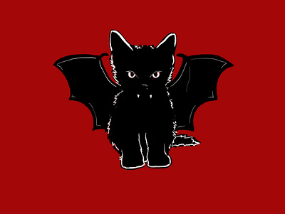 Cats brand identity branding comic design graphic design halftone illustraion illustration logo retro vampire vector