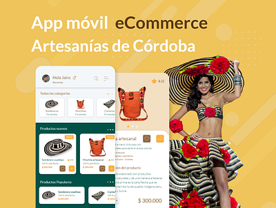 App E-commerce adobexd app artesanal design designweb ecommerce ecommerce app illustration ui