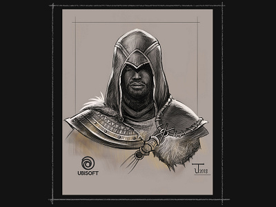 Assassin Creed Fan Art concept art design digital 2d fanart game art illustration visual art