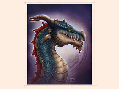 Mayan Dragon concept art creature design digital 2d game art illustration visual art