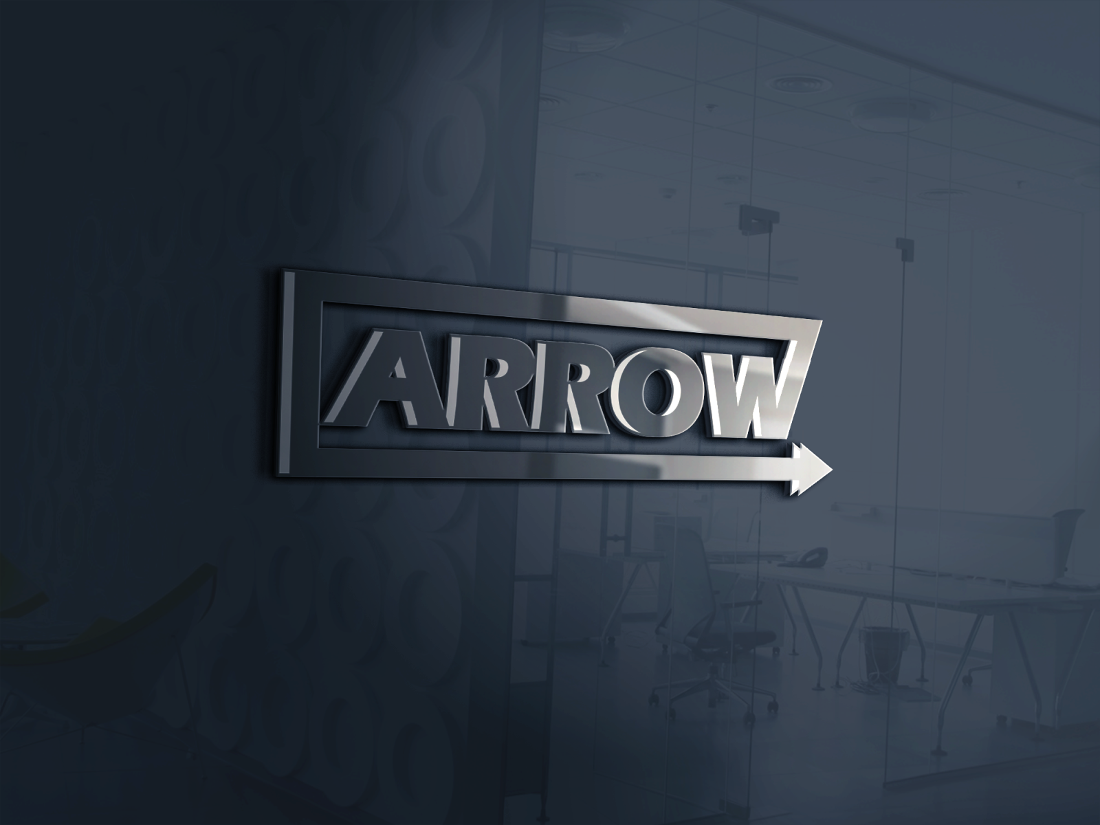Download Arrow | 3D Glass Mockup by SoftSic on Dribbble