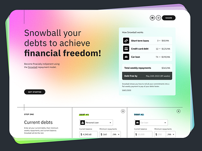 Snowball - UI/UX Design