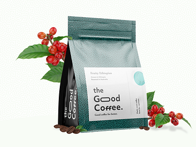 The Good Coffee. | Packaging Design brand branding coffee color colour food graphic design logo logo design organic packaging packaging design pattern