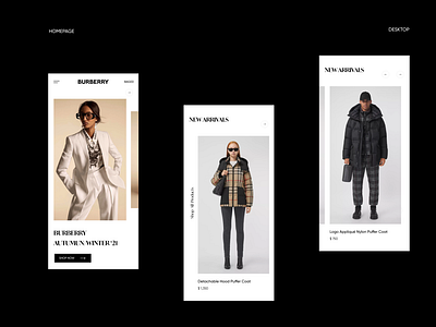 Burberry fashion website