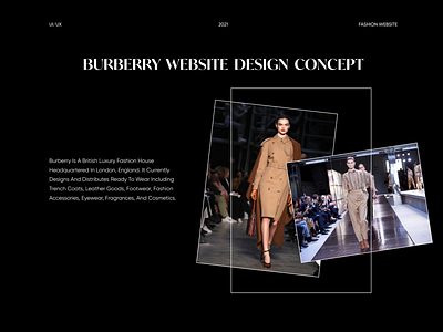 Burberry fashion website