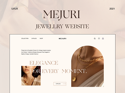 Mejuri- Jewelry website redesign