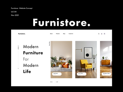 Funristore. - Ecommerce website concept