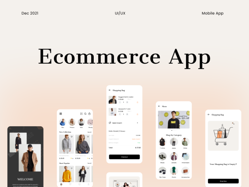 Ecommerce App Concept By Sameer Ahmed On Dribbble