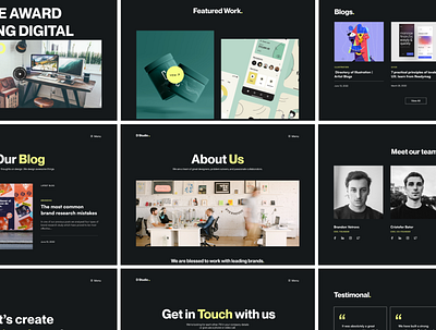 Studio- Website design concept design digital agency studio studio design ui ui design uiux ux design uxui web design website website design