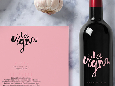 La Vigna Restaurant branding branding restaurant